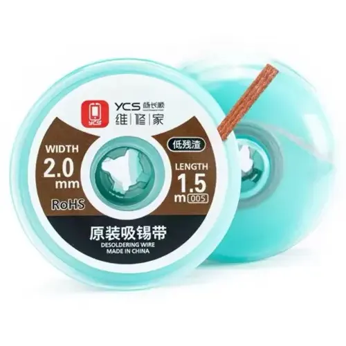 Replacement for YCS 2015 2.0MM 1.5M DESOLDERING WICK - Quality Phone Parts in Sri Lanka
